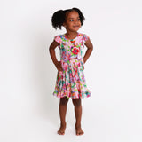Posh Peanut Cap Sleeve Ruffled Twirl Dress - Elizabeth - Let Them Be Little, A Baby & Children's Clothing Boutique
