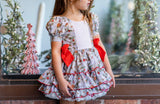 Be Girl Clothing Ivy Dress - Deck the Halls PRESALE - Let Them Be Little, A Baby & Children's Clothing Boutique