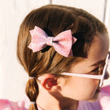 Sweet Wink Bow Hair Clip - Pink Dream - Let Them Be Little, A Baby & Children's Clothing Boutique