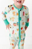 Kiki + Lulu Zip Romper w/ Convertible Foot - We go Together Like… - Let Them Be Little, A Baby & Children's Clothing Boutique