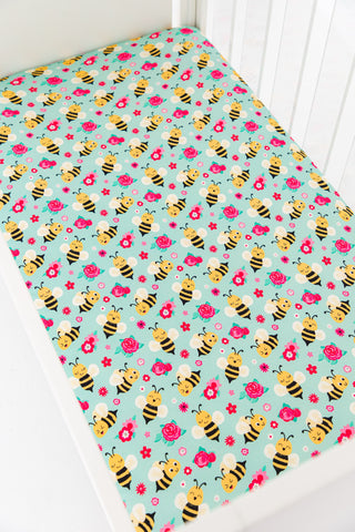 Birdie Bean Crib Sheet - Maya - Let Them Be Little, A Baby & Children's Clothing Boutique