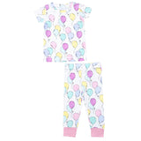 Angel Dear Short Sleeve Loungewear Set - Balloons - Let Them Be Little, A Baby & Children's Clothing Boutique
