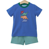 Trotter Street Kids Shorts Set - Dinosaur - Let Them Be Little, A Baby & Children's Clothing Boutique