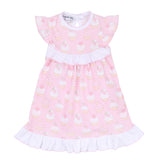 Magnolia Baby Printed Ruffle Flutters Dress - Cupcake Cutie - Let Them Be Little, A Baby & Children's Clothing Boutique