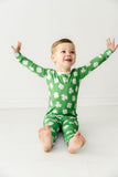 Macaron + Me Long Sleeve Toddler PJ Set - Shamrock - Let Them Be Little, A Baby & Children's Clothing Boutique