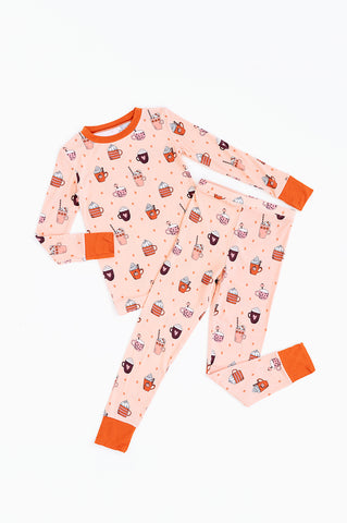 KiKi + Lulu Long Sleeve 2 Piece Set - Pumpkin Spice - Let Them Be Little, A Baby & Children's Clothing Boutique