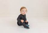 Posh Peanut Ruffled Zipper Footie - Aggie - Let Them Be Little, A Baby & Children's Clothing Boutique
