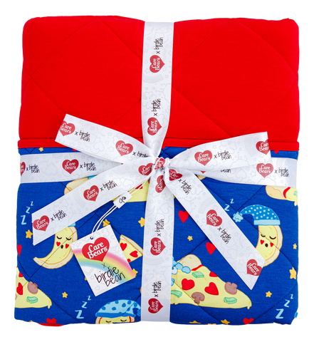 Birdie Bean Quilted Toddler Blanket - Care Bears™ Bedtime Pizza - Let Them Be Little, A Baby & Children's Clothing Boutique