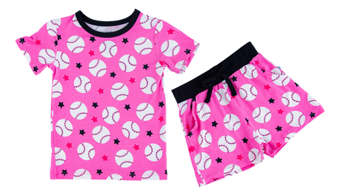 Birdie Bean Short Sleeve & Shorts 2 Piece Lounge Set - Hayley - Let Them Be Little, A Baby & Children's Clothing Boutique