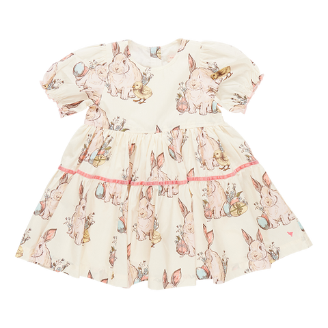 Pink Chicken Maribellle Dress - Bunny Friends