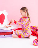Birdie Bean Long Sleeve w/ Pants 2 Piece PJ Set - Care Bears™ Pizza Valentine - Let Them Be Little, A Baby & Children's Clothing Boutique
