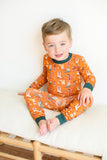 Southern Slumber Bamboo Pajama Set - Boots - Let Them Be Little, A Baby & Children's Clothing Boutique