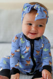 Southern Slumber Double Zipper Bamboo Sleeper - Spooky Season - Let Them Be Little, A Baby & Children's Clothing Boutique