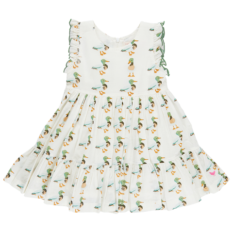Pink Chicken Kelsey Dress - Mallard Friends - Let Them Be Little, A Baby & Children's Clothing Boutique