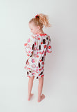 Soulbaby Long Sleeve Toddler Night Dress - Sweetheart Sprinkles - Let Them Be Little, A Baby & Children's Clothing Boutique