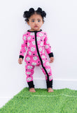 Birdie Bean Zip Romper w/ Convertible Foot - Hayley - Let Them Be Little, A Baby & Children's Clothing Boutique