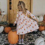 Pink Chicken Organic Steph Dress - Candy Corn - Let Them Be Little, A Baby & Children's Clothing Boutique