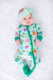 Birdie Bean Zip Romper w/ Convertible Foot - Conor - Let Them Be Little, A Baby & Children's Clothing Boutique