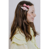 Lilies & Roses Alligator Clip - Heart Planet with Bow Pearlized Pink - Let Them Be Little, A Baby & Children's Clothing Boutique