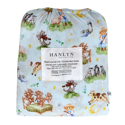 Hanlyn Collective Crib Sheet - Story Time - Let Them Be Little, A Baby & Children's Clothing Boutique