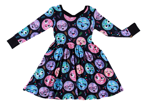 Birdie Bean Long Sleeve Birdie Dress - Farrah - Let Them Be Little, A Baby & Children's Clothing Boutique