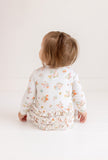 Posh Peanut Ruffled Zipper Footie - Clemence - Let Them Be Little, A Baby & Children's Clothing Boutique