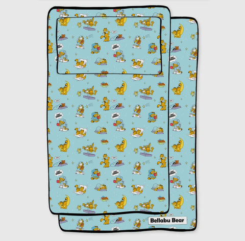 Bellabu Bear Twin Fitted Sheet Set - Garfield Lazy Mondays PRESALE - Let Them Be Little, A Baby & Children's Clothing Boutique