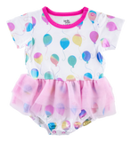 Birdie Bean Short Sleeve Metallic Foil Tulle Birdie Bubble - Gia - Let Them Be Little, A Baby & Children's Clothing Boutique