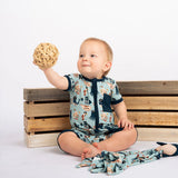 Emerson & Friends Bamboo Shortie Romper - Pirate’s Life - Let Them Be Little, A Baby & Children's Clothing Boutique