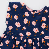 Pink Chicken Adaline Dress - Navy Flower Toss - Let Them Be Little, A Baby & Children's Clothing Boutique
