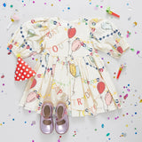 Pink Chicken Brooke Dress - Birthday Garland - Let Them Be Little, A Baby & Children's Clothing Boutique
