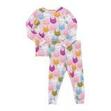 Pink Chicken Bamboo PJ Set - Multi Cats - Let Them Be Little, A Baby & Children's Clothing Boutique