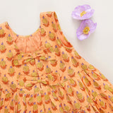 Pink Chicken Eloise Dress - Orange Dahlia - Let Them Be Little, A Baby & Children's Clothing Boutique