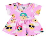 Birdie Bean Doll Dress - Aurora - Let Them Be Little, A Baby & Children's Clothing Boutique