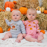 Sweet Wink Long Sleeve Tutu Bodysuit - Pumpkin Blush - Let Them Be Little, A Baby & Children's Clothing Boutique