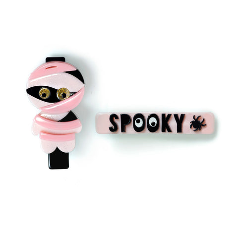 Lilies & Roses Alligator Clip - Spooky Mummy - Let Them Be Little, A Baby & Children's Clothing Boutique