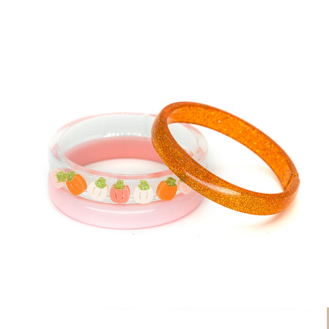 Lilies & Roses Bangle Set - Multi Pumpkin Orange Cream - Let Them Be Little, A Baby & Children's Clothing Boutique