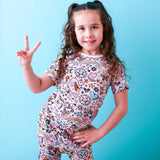 Bestaroo Short Sleeve PJ Set - Doodle Days - Let Them Be Little, A Baby & Children's Clothing Boutique