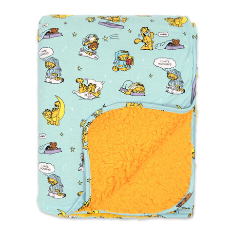Bellabu Bear Sherpa Blanket - Garfield Lazy Mondays