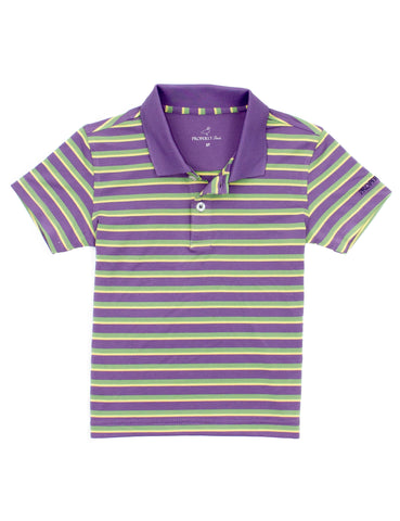 Properly Tied Mardi Gras Polo - Fat Tuesday - Let Them Be Little, A Baby & Children's Clothing Boutique