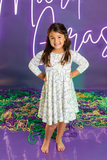 Nola Tawk Long Sleeve Organic Cotton Twirl Dress -  Just Here For The Beads - Let Them Be Little, A Baby & Children's Clothing Boutique