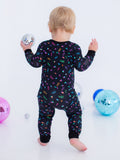 Birdie Bean Zip Romper w/ Convertible Foot - Confetti - Let Them Be Little, A Baby & Children's Clothing Boutique