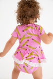 Birdie Bean Short Sleeve Birdie Twirl Bodysuit - Grace - Let Them Be Little, A Baby & Children's Clothing Boutique