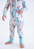 Birdie Bean Zip Romper w/ Convertible Foot - Fritz - Let Them Be Little, A Baby & Children's Clothing Boutique