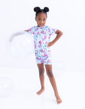 Birdie Bean Short Sleeve w/ Shorts 2 Piece PJ Set - Brielle - Let Them Be Little, A Baby & Children's Clothing Boutique