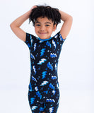 Birdie Bean Short Sleeve w/ Shorts 2 Piece PJ Set - Bolt - Let Them Be Little, A Baby & Children's Clothing Boutique