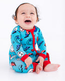 Birdie Bean Zip Romper w/ Convertible Foot - Ford - Let Them Be Little, A Baby & Children's Clothing Boutique