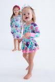 Birdie Bean Long Sleeve Birdie Twirl Bodysuit - Mariah - Let Them Be Little, A Baby & Children's Clothing Boutique