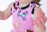 Birdie Bean Sleeveless Birdie Twirl Bodysuit - Kelsea - Let Them Be Little, A Baby & Children's Clothing Boutique