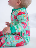 Birdie Bean Zip Romper w/ Convertible Foot - Ralphie - Let Them Be Little, A Baby & Children's Clothing Boutique